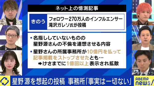 滝沢ガレソ　星野源騒動でテレビデビュー