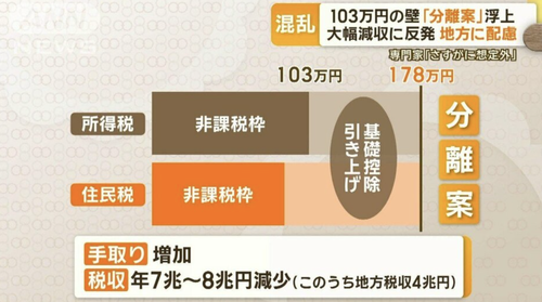 自民党　国民民主党案の減税をやりたくなくて凄い事を言い出すｗｗｗｗｗｗｗ