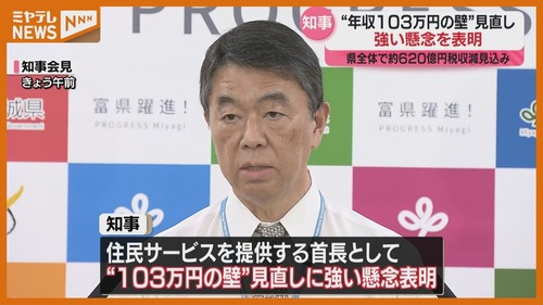 【減税】年収の壁引き上げで「財源！財源！」と騒いでいた知事達　実は誰も反対していなかった事が判明